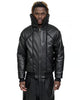 MINOAR - VEGAN LEATHER BOMBER, IN BLACK