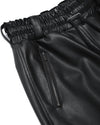MINOAR - VEGAN LEATHER CURVE CARGO PANTS, IN BLACK