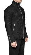 MINOAR - GRAND FIBER PATCH WOOL JACKET, IN BLACK