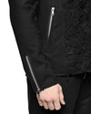 MINOAR - GRAND FIBER PATCH WOOL JACKET, IN BLACK
