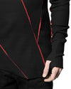 MINOAR - MAGMA LONGSLEEVE TOP, IN BLACK