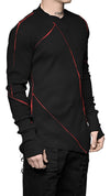 MINOAR - MAGMA LONGSLEEVE TOP, IN BLACK