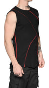 MINOAR - MAGMA TANK TOP, IN BLACK