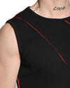 MINOAR - MAGMA TANK TOP, IN BLACK
