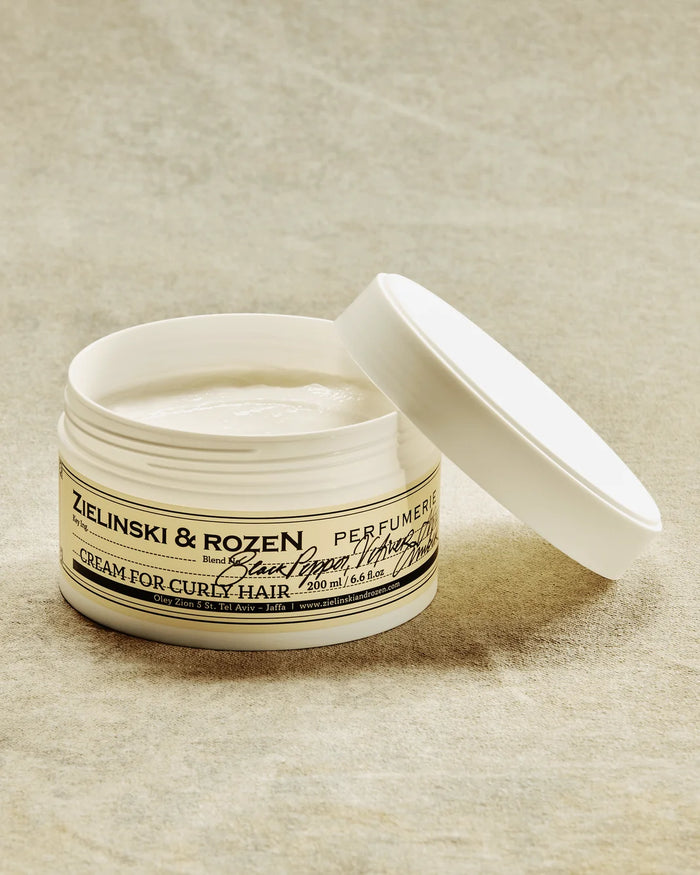 ZIELINSKI & ROZEN - CREAM FOR CURLY HAIR 200 ML - BLACK PEPPER, VETIVER, NEROLI, AMBER
