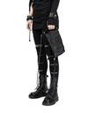 TEO+NG - YANN LEATHER CUFF, IN BLACK