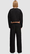 PRITCH LONDON - CROPPED SWEATSHIRT, IN BLACK