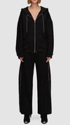 PRITCH LONDON - OVERSIZED HOODIE, IN BLACK