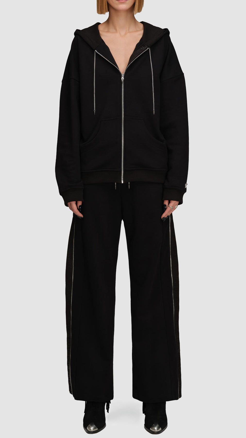 PRITCH LONDON - OVERSIZED HOODIE, IN BLACK – Springsioux