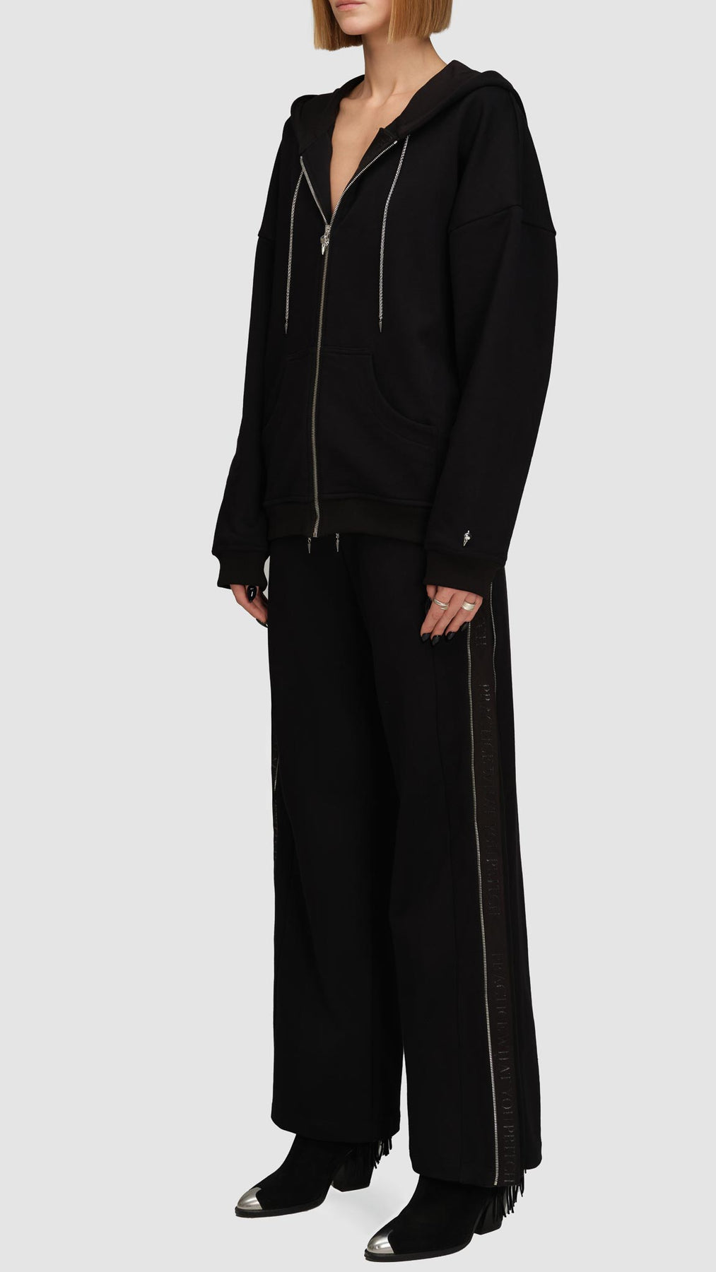PRITCH LONDON - OVERSIZED HOODIE, IN BLACK – Springsioux