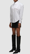 PRITCH LONDON - RAVEN SHIRT, IN WHITE