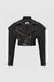 PRITCH LONDON - SHARP SHOULDER BIKER LEATHER JACKET, IN BLACK