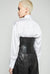 PRITCH - BIA LEATHER CORSET, IN BLACK