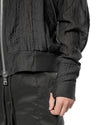 MINOAR - PARALLAX LOOSE BOMBER JACKET, IN BLACK