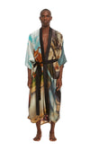 DSTM - DOG FIGHT ROBE IN SILK
