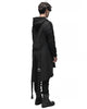 MINOAR - REVERSE EDGE HOOD BUCKLE CARDIGAN, IN BLACK