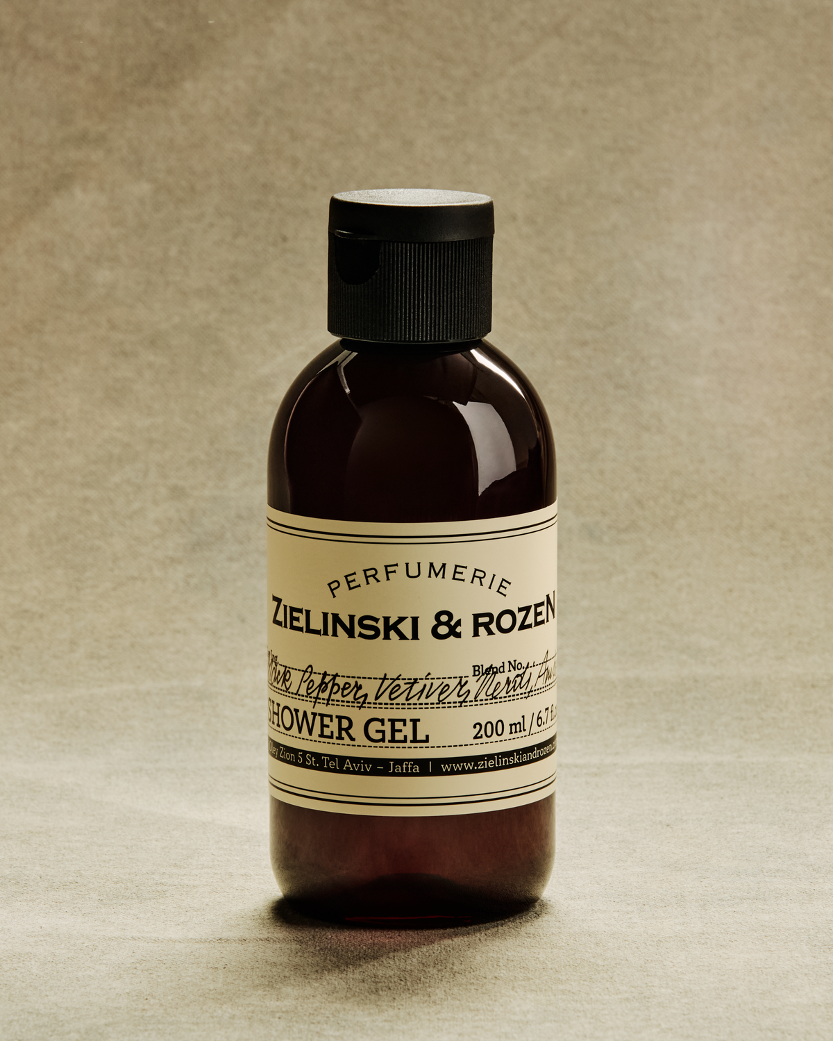 ZIELINSKI & ROZEN - SHOWER GEL 200 ML - BLACK PEPPER, VETIVER, NEROLI, AMBER