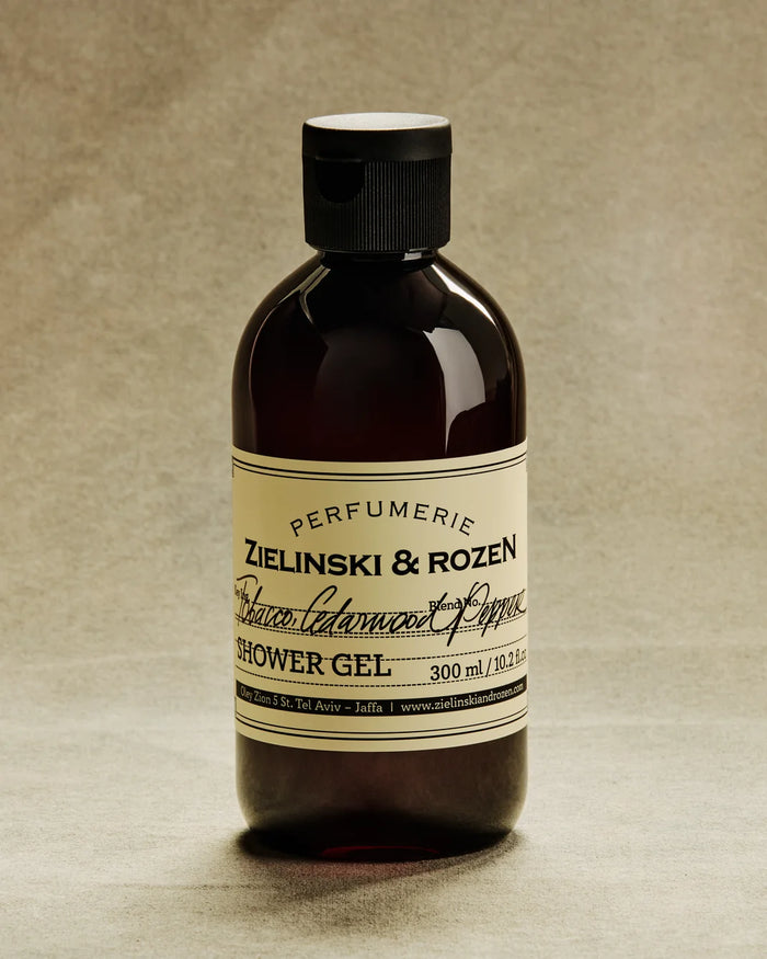 ZIELINSKI & ROZEN - GEL DOUCHE 300 ML - TABAC, BOIS DE CÈDRE, POIVRE
