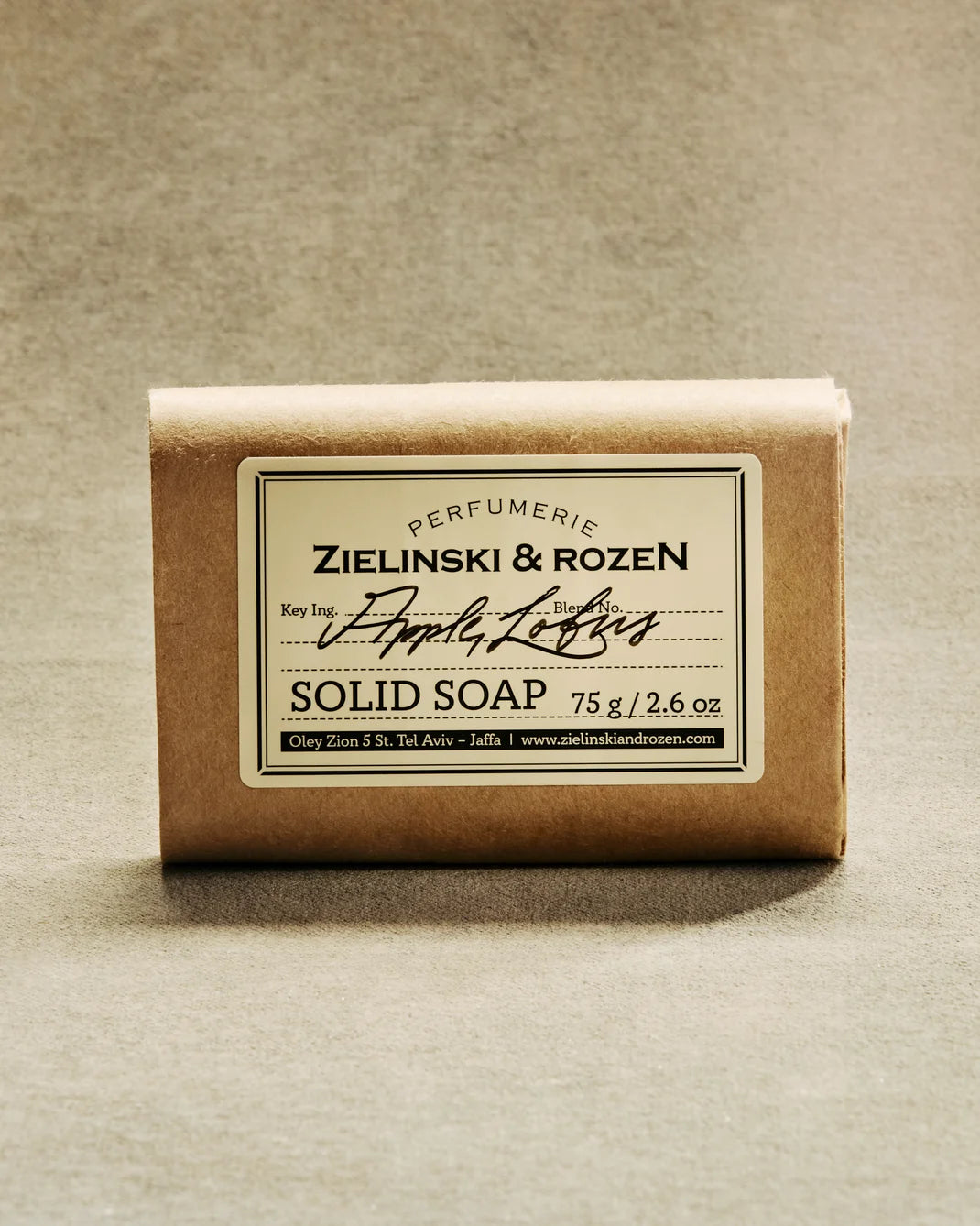 ZIELINSKI & ROZEN - SOLID SOAP 75 GR - APPLE, LOTUS