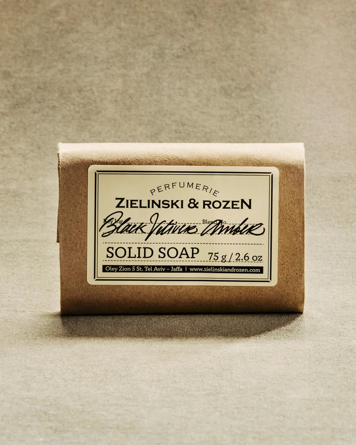 ZIELINSKI & ROZEN - SAVON SOLIDE 75 GR - BLACK VETIVER, AMBER