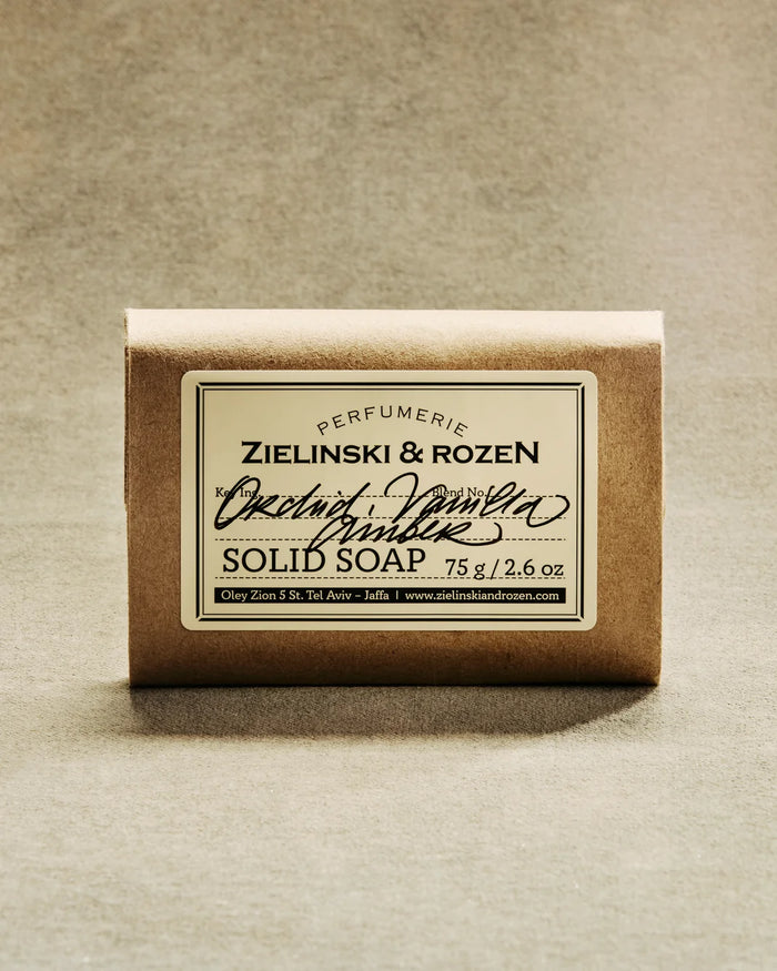 ZIELINSKI & ROZEN - SAVON SOLIDE 75 GR - ORCHID, VANILLA, AMBER
