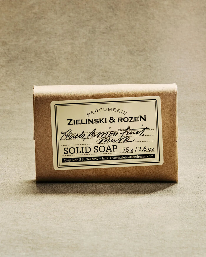 ZIELINSKI & ROZEN - SAVON SOLIDE 75 GR - PEACH, PASSION FRUIT, MUSK