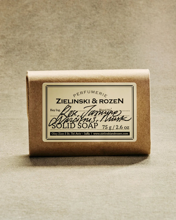 ZIELINSKI & ROZEN - SAVON SOLIDE 75 GR - ROSE, JASMINE, NARCISSUS