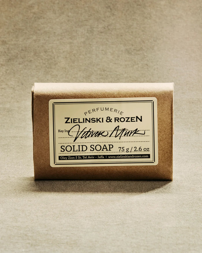 ZIELINSKI & ROZEN - SAVON SOLIDE 75 GR - VETIVER, MUSK