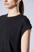 THOM KROM - ROUND NECK LOOSE FIT TOP WTS 510, IN BLACK