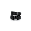 TEO+NG - YANN LEATHER CUFF, IN BLACK