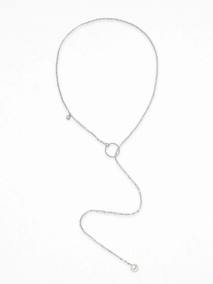 OSH - COLLIER CRAVATE, EN ARGENT