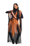 DSTM - ANATTA FRINGE KIMONO, IN OCHER