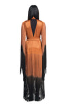 DSTM - ANATTA FRINGE KIMONO, IN OCHER