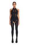 DSTM - ARTEMIS SUSPENDER SUIT, IN BLACK