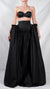 DAVID'S ROAD - Cotton skirt maxi, in black