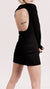 NOSTRA SANTISSIMA - mini dress, in black