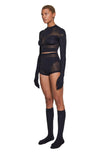 DSTM - SOLTA CROP TOP CLASSIC, IN BLACK