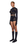 DSTM - SOLTA CROP TOP, IN VELVET