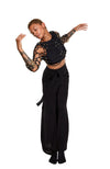 DSTM - SHIBARI BOLERO TOP, IN BLACK AND GOLD