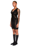 DSTM - SANTEN UNDER DRESS, IN BLACK VELVET