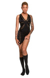 DSTM - SANTEN UNDER DRESS, IN BLACK VELVET