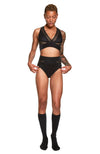 DSTM - SANTEN BRIEF, IN BLACK VELVET