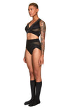 DSTM - SANTEN BRIEF, IN BLACK VELVET