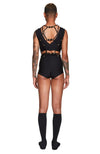 DSTM - SHIBARI HARNESS, IN BLACK AND GOLD