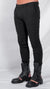 DAVID'S ROAD - Jersey slim pants with front seam, in black