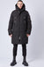 THOM KROM - hooded long padded jacket MJ 64, in black