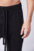 THOM KROM - drop crotch trousers MST 398, in black