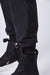 THOM KROM - drop crotch trousers MST 407, in black