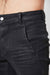 Thom Krom - slim fit coated denim jeans MT57C, in black