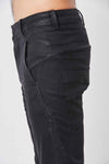 Thom Krom - slim fit coated denim jeans MT57C, in black